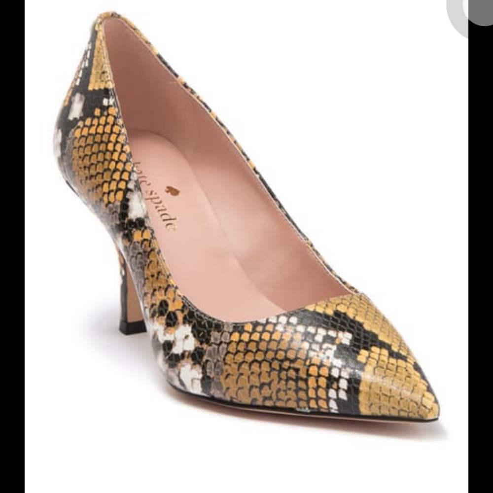 Kate Spade leather sonia pumps